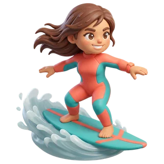 The Wave Rider, a surf athlete